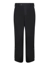 Amiri Side-pleat High-waisted Palazzo Pants In Black