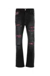 Amiri Black Stretch Denim Jeansâ In Black