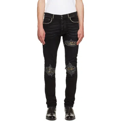 Amiri Black Studded Mx1 Jeans
