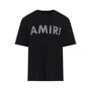 Amiri Logoed T-shirt In Black