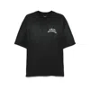 Amiri Hollywood Oversized Tee In Black