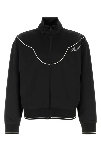 Amiri Black Tech Fabric Sweatshirt