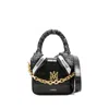 Amiri Crocodile-effect Tote Bag In Black