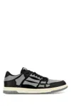 Amiri 'skel Top Low' Black Sneakers With Skeleton Patch In Black
