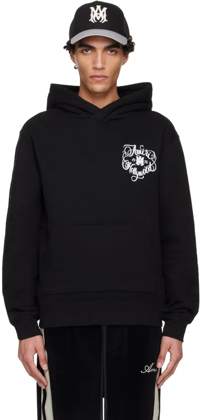 Amiri Hollywood Hoodie In Black