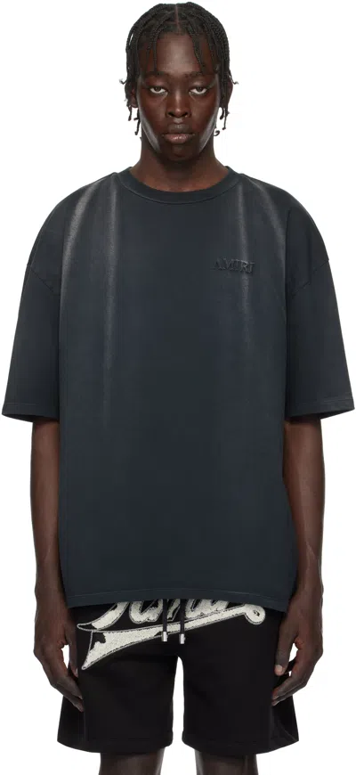 Amiri Black Vintage '' Oversized T-shirt