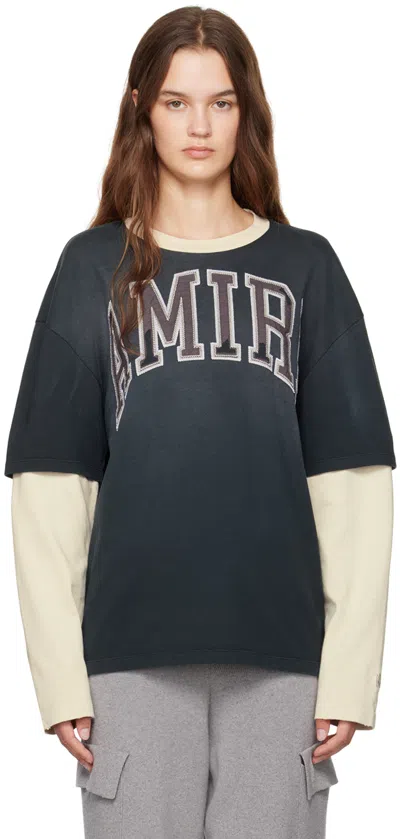 Amiri Black Vintage Long Sleeve T-shirt
