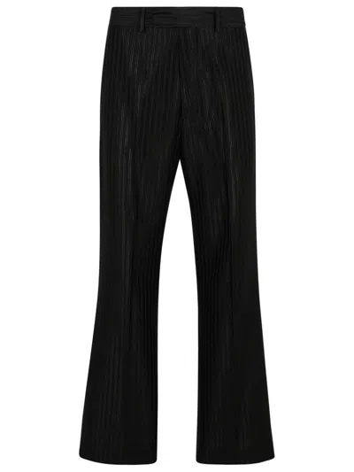 Amiri Black Viscose Blend Trousers