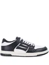 Amiri Contemporary Black Sneakers With Elevated Midsole In Black