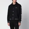 Amiri Bones Wool Varsity Jacket In Black