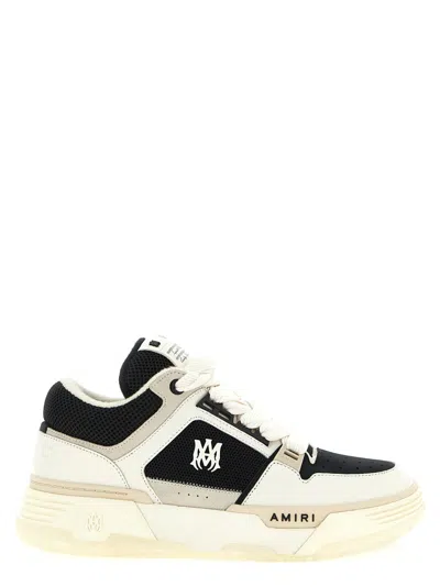 Amiri Blackwhite Lace Up Sneakers In Multi