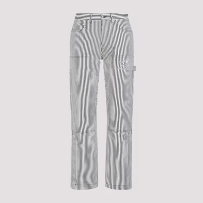 AMIRI BLACKWHITE STRIPED CARPENTER PANTS