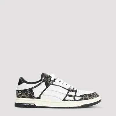 Amiri Blackwhite Skel-top Sneakers