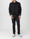 Amiri Cotton Denim Jeans Men In Black