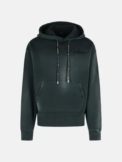 Amiri 'bleach Bandana' Black Cotton Sweatshirt