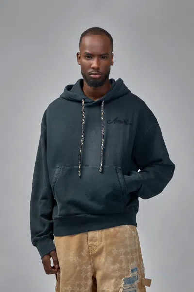 Amiri Bleach Bandana Os Hoodie In Black