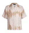 Amiri Monogram Shirt In Beige