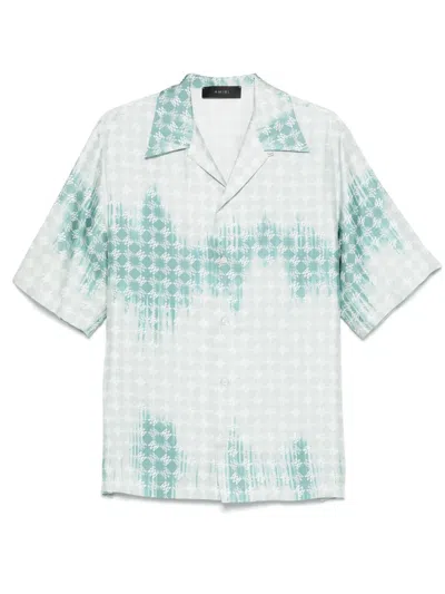Amiri Bleached-effect Shirt In White