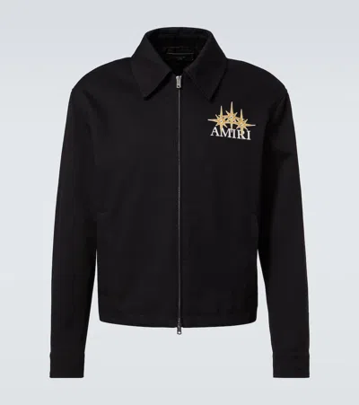 Amiri Blouson Starburst Aus Baumwolle In Black