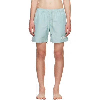 Amiri Blue '' Patch Swim Shorts