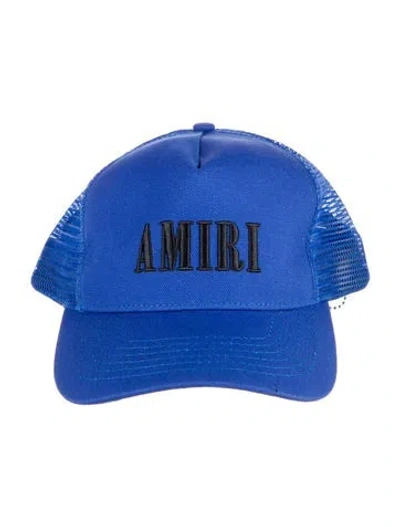 Pre-owned Amiri Blue And Black Baseball Cap W/tags