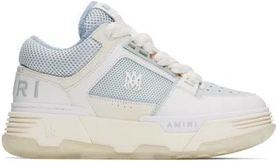 Amiri Blue & White Ma-1 Sneakers In Ice