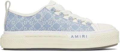 Amiri Blue & White Ma Quad Court Low Sneakers