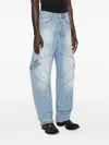 Amiri Blue Cargo Jeans In Blue