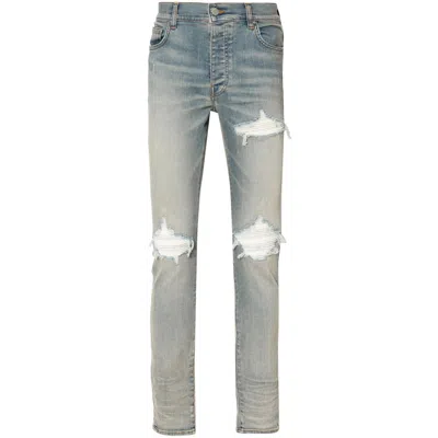 Amiri Five-pocket Jeans In Gray