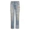 Amiri Distressed-effect Denim Jeans In Blue