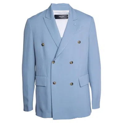 Pre-owned Amiri , Blue Double Breasted Blazer Jacket