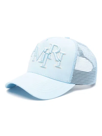 Amiri Blue Logo-embroidered Baseball Cap