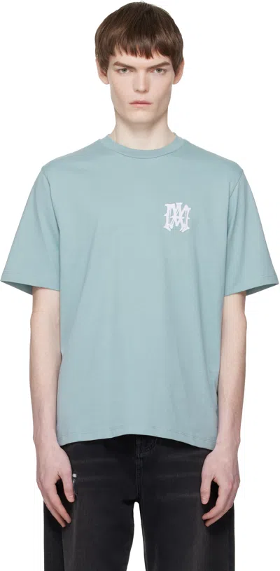 Amiri Blue Ma Chateau T-shirt In Green