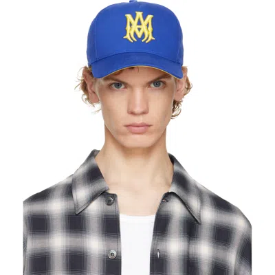 Amiri Blue 'ma' Cotton Cap