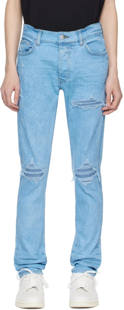 Amiri Blue Mx1 Jeans In Ashley Blue