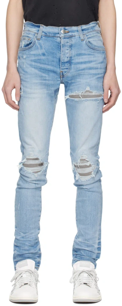 Amiri Blue Mx1 Jeans In Perfect Indigo