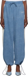 Amiri Blue Paneled Track Pants In Blue