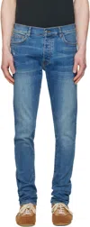 Amiri Stack Jeans In Blue