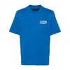 Amiri Bones Stacked Cotton T-shirt In Blue