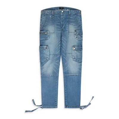 Amiri Blue Tactical Cargo Pants