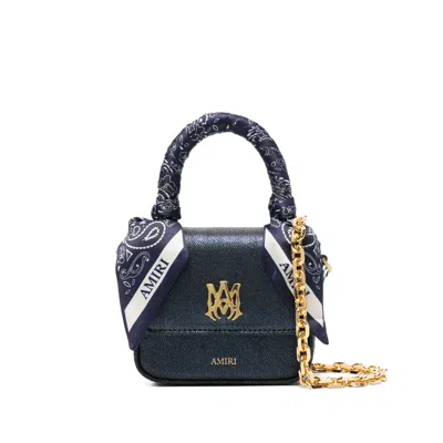 Amiri Blue Tote Bags Women