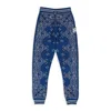 Amiri Tapered Bandana-jacquard Cotton And Cashmere-blend Sweatpants In Blue