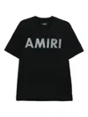 Amiri Logoed T-shirt In Black