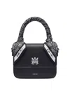 Amiri Adjustable Strap Bandana Detail Micro Ma Bag Top Handle