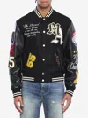 Amiri Patch Varsity Jacket In Black