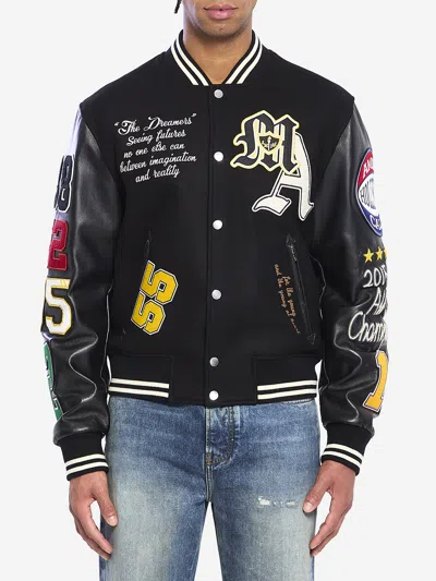 AMIRI VARSITY PATCH BOMBER JACKET
