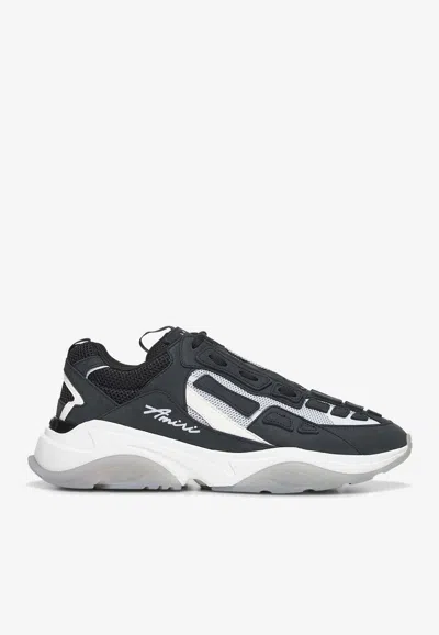 Amiri Bone Runner Low-top Sneakers In Black