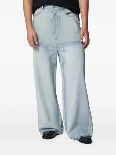 Amiri Light Blue Washed Wide-leg Jeans