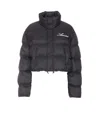 Amiri Down Jacket With High Neck And Pockets In Black