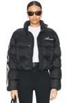 Amiri Down Jacket With High Neck And Pockets In Black